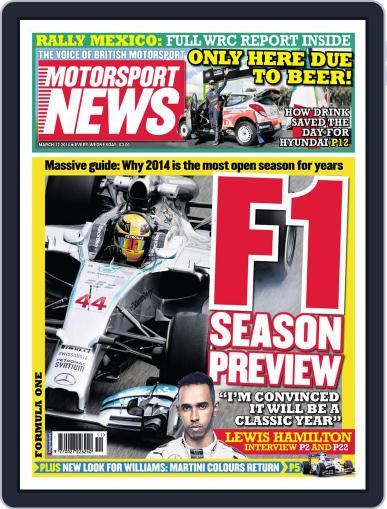 Motorsport News March 11th, 2014 Digital Back Issue Cover