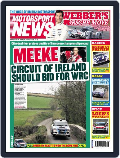 Motorsport News April 15th, 2014 Digital Back Issue Cover