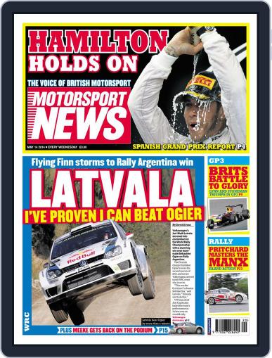 Motorsport News May 13th, 2014 Digital Back Issue Cover