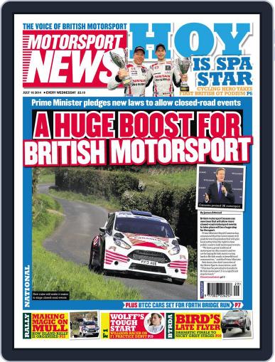 Motorsport News July 15th, 2014 Digital Back Issue Cover