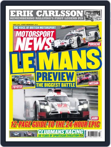 Motorsport News June 3rd, 2015 Digital Back Issue Cover