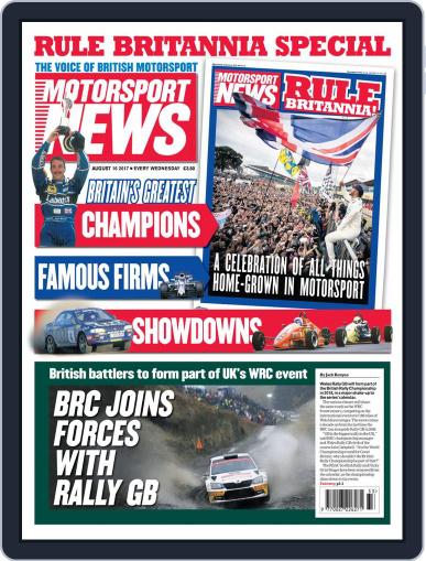 Motorsport News August 16th, 2017 Digital Back Issue Cover