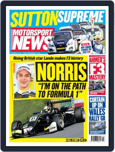 Motorsport News October 18th, 2017 Digital Back Issue Cover
