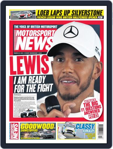 Motorsport News March 21st, 2018 Digital Back Issue Cover