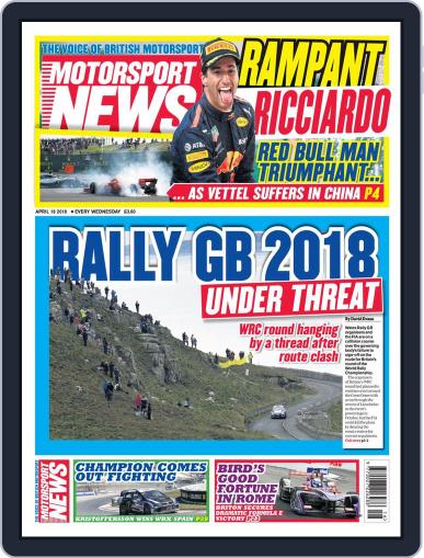 Motorsport News April 18th, 2018 Digital Back Issue Cover