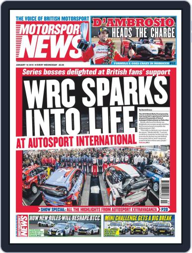 Motorsport News January 16th, 2019 Digital Back Issue Cover