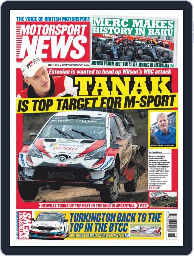 Motorsport News May 1st, 2019 Digital Back Issue Cover