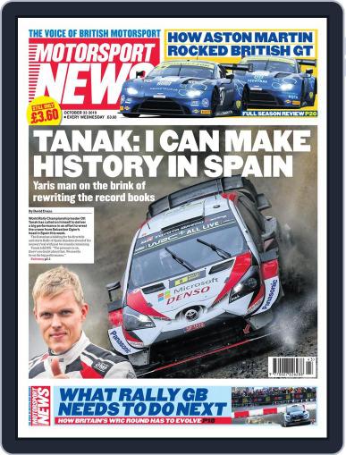 Motorsport News October 23rd, 2019 Digital Back Issue Cover