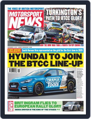 Motorsport News November 13th, 2019 Digital Back Issue Cover