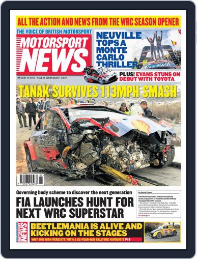 Motorsport News January 29th, 2020 Digital Back Issue Cover