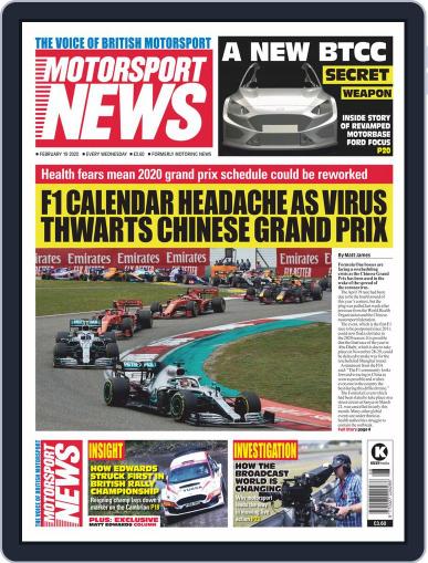 Motorsport News February 19th, 2020 Digital Back Issue Cover
