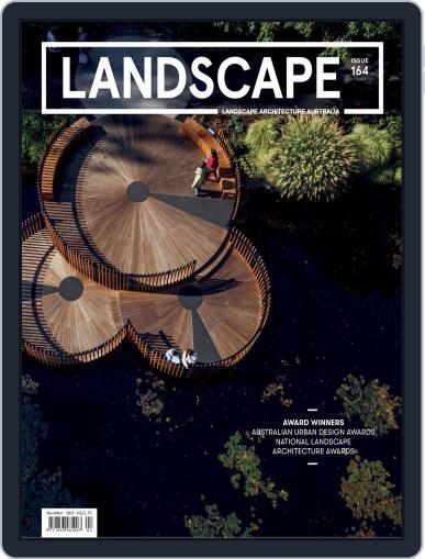 Landscape Architecture Australia November 1st, 2019 Digital Back Issue Cover
