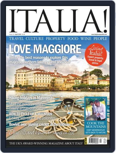 Italia April 1st, 2019 Digital Back Issue Cover