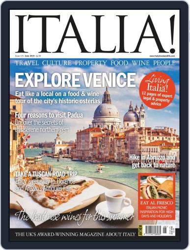 Italia June 1st, 2019 Digital Back Issue Cover