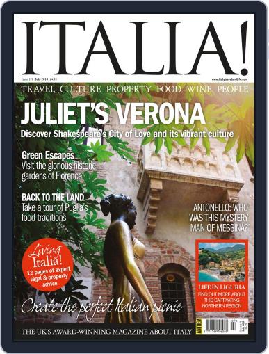 Italia July 1st, 2019 Digital Back Issue Cover