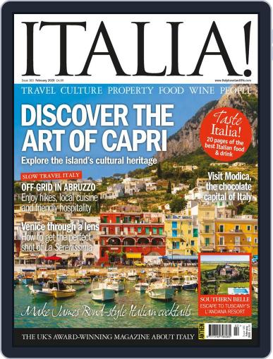 Italia February 1st, 2020 Digital Back Issue Cover
