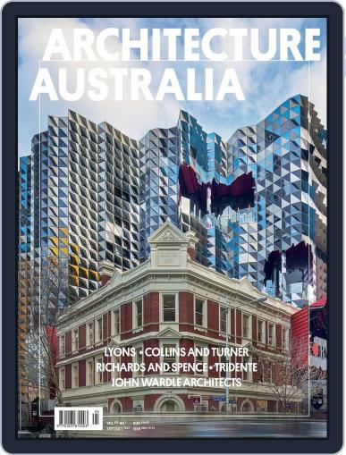 Architecture Australia September 2nd, 2012 Digital Back Issue Cover