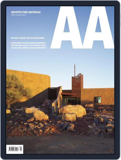 Architecture Australia May 6th, 2013 Digital Back Issue Cover