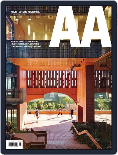 Architecture Australia July 8th, 2013 Digital Back Issue Cover