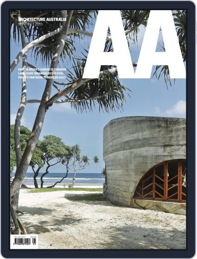 Architecture Australia September 8th, 2013 Digital Back Issue Cover