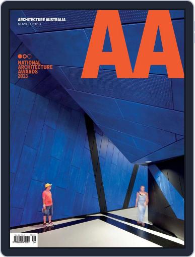 Architecture Australia November 10th, 2013 Digital Back Issue Cover