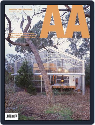 Architecture Australia September 6th, 2015 Digital Back Issue Cover