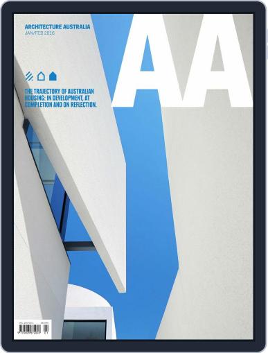 Architecture Australia February 1st, 2016 Digital Back Issue Cover
