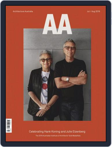 Architecture Australia July 1st, 2019 Digital Back Issue Cover