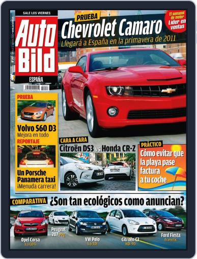 Auto Bild Es August 6th, 2010 Digital Back Issue Cover