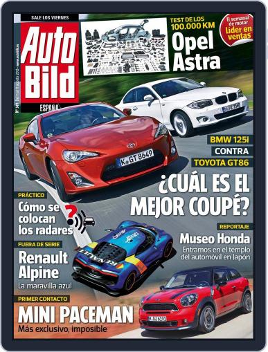 Auto Bild Es August 10th, 2012 Digital Back Issue Cover