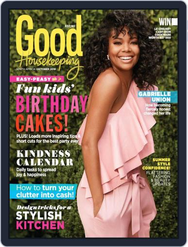 Good Housekeeping South Africa October 1st, 2018 Digital Back Issue Cover