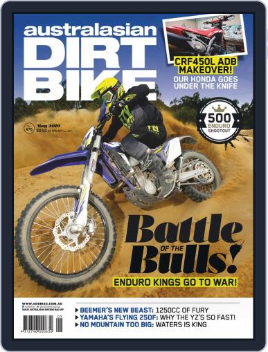 Australasian Dirt Bike May 1st, 2019 Digital Back Issue Cover