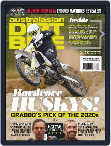 Australasian Dirt Bike September 1st, 2019 Digital Back Issue Cover