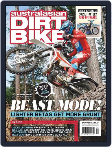 Australasian Dirt Bike October 1st, 2019 Digital Back Issue Cover