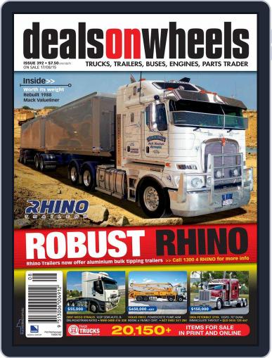 Deals On Wheels Australia August 1st, 2015 Digital Back Issue Cover