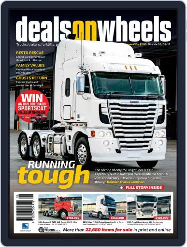 Deals On Wheels Australia August 6th, 2018 Digital Back Issue Cover