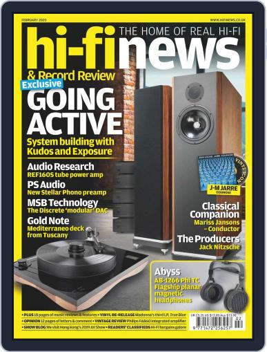 Hi Fi News February 1st, 2020 Digital Back Issue Cover