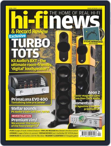 Hi Fi News April 1st, 2020 Digital Back Issue Cover
