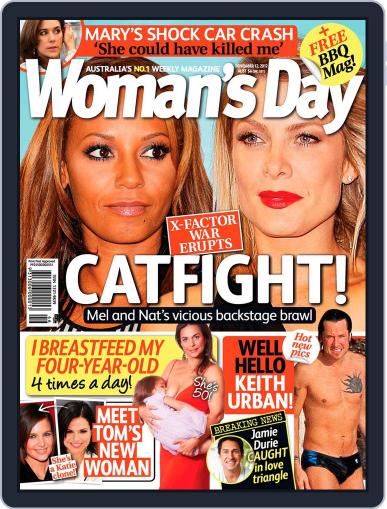 Woman's Day Australia November 5th, 2012 Digital Back Issue Cover
