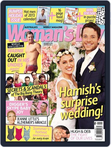 Woman's Day Australia December 16th, 2012 Digital Back Issue Cover