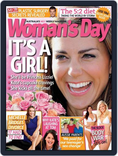Woman's Day Australia March 10th, 2013 Digital Back Issue Cover