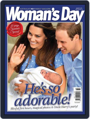 Woman's Day Australia August 1st, 2013 Digital Back Issue Cover