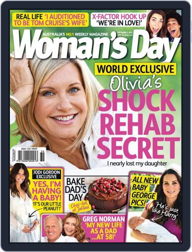 Woman's Day Australia August 25th, 2013 Digital Back Issue Cover