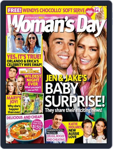 Woman's Day Australia August 2nd, 2014 Digital Back Issue Cover
