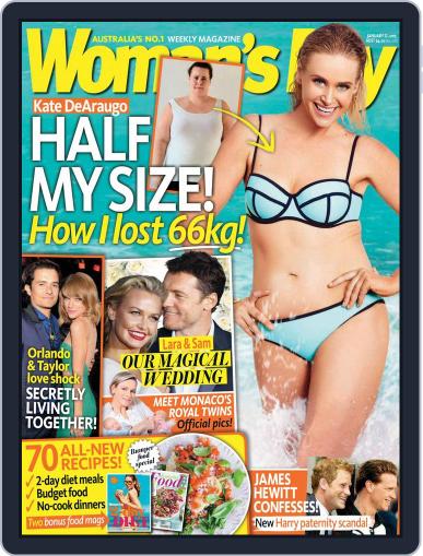 Woman's Day Australia January 6th, 2015 Digital Back Issue Cover
