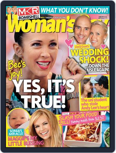 Woman's Day Australia January 31st, 2015 Digital Back Issue Cover
