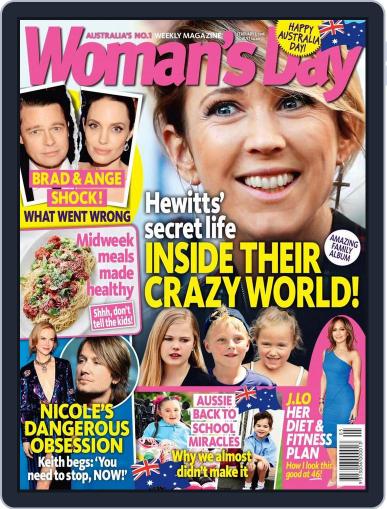 Woman's Day Australia January 24th, 2016 Digital Back Issue Cover