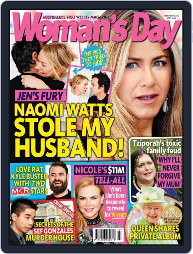 Woman's Day Australia February 13th, 2017 Digital Back Issue Cover