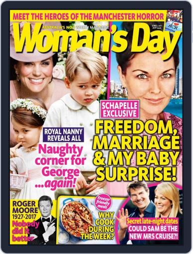 Woman's Day Australia June 5th, 2017 Digital Back Issue Cover