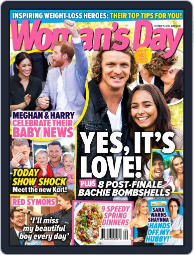 Woman's Day Australia October 15th, 2018 Digital Back Issue Cover